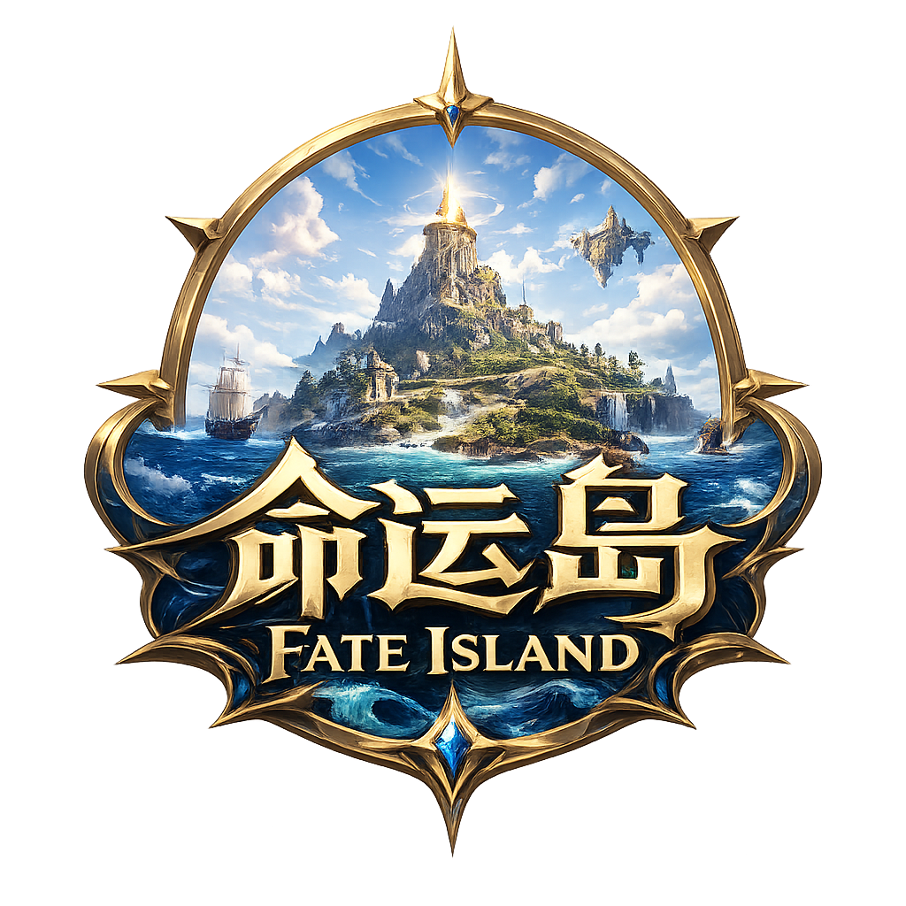 命运岛双语LOGO